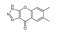 6,7-dimethyl-2H-chromeno[2,3-d]triazol-9-one结构式