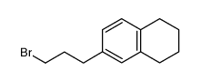 6-(3-bromopropyl)-1,2,3,4-tetrahydronaphthalene Structure