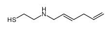 2-[[(2E)-hexa-2,5-dienyl]amino]ethanethiol Structure