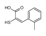 3-(2-methylphenyl)-2-sulfanylprop-2-enoic acid Structure