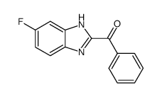 (6-fluoro-1H-benzo[d]imidazol-2-yl)(phenyl)methanone结构式