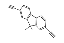 2,7-diethynyl-9,9-dimethyl-9H-fluorene Structure