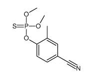 4-dimethoxyphosphinothioyloxy-3-methyl-benzonitrile结构式