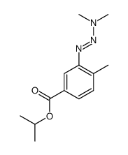 propan-2-yl 3-(dimethylaminodiazenyl)-4-methylbenzoate Structure
