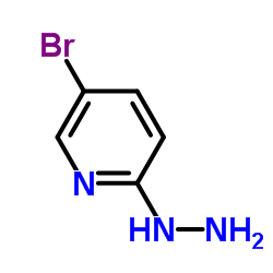 2-肼基-5-溴吡啶结构式