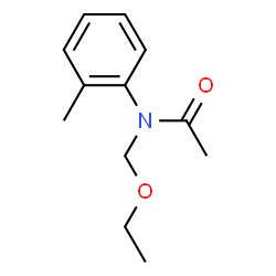 Acetamide, N-(ethoxymethyl)-N-(2-methylphenyl)- (9CI) structure