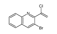 3-bromo-2-(1-chlorovinyl)quinoline结构式