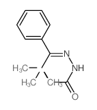 Aceticacid, 2-chloro-, 2-(2,2-dimethyl-1-phenylpropylidene)hydrazide结构式