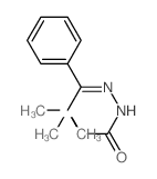 Aceticacid, 2-chloro-, 2-(2,2-dimethyl-1-phenylpropylidene)hydrazide Structure