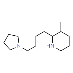 Piperidine, 3-methyl-2-[4-(1-pyrrolidinyl)butyl]- (9CI)结构式