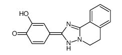 1,2-Benzenediol, 4-(5,6-dihydro(1,2,4)triazolo(5,1-a)isoquinolin-2-yl)-结构式