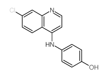 4-((7-Chloroquinolin-4-Yl)Amino)Phenol Structure