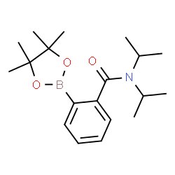 N,N-bis(1-methylethyl)-2-(4,4,5,5-tetramethyl-1,3,2-dioxaborolan-2-yl)-benzamide Structure