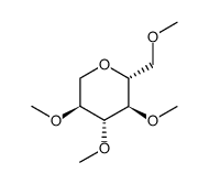 1,5-anhydro-2,3,4,6-tetra-O-methyl-D-glucitol Structure