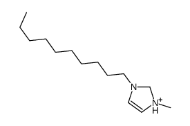 1-decyl-3-methyl-1,2-dihydroimidazol-1-ium Structure