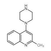 2-METHYL-4-(PIPERAZIN-1-YL)QUINOLINE Structure