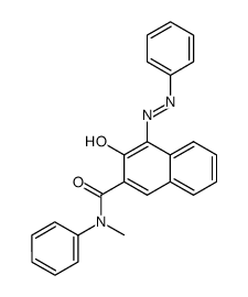 1-phenylazo-2-hydroxy-3-naphtho-N-methylanilide Structure