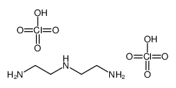 N-(2-Aminoethyl)-1,2-ethanediamine diperchlorate structure