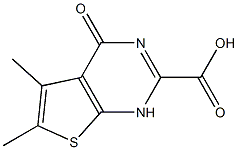 5,6-dimethyl-4-oxo-1,4-dihydrothieno[2,3-d]pyrimidine-2-carboxylic acid Structure