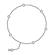 1,4,7,10,13,16-hexaoxacyclononadec-18-ylmethanol结构式