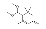 4-(dimethoxymethyl)-3,5,5-trimethylcyclohex-2-en-1-one Structure