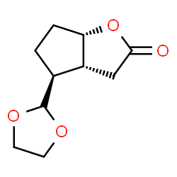 2H-Cyclopenta[b]furan-2-one,4-(1,3-dioxolan-2-yl)hexahydro-,(3aR,4S,6aS)-rel-(9CI) picture