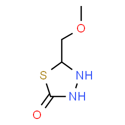 1,3,4-Thiadiazol-2(3H)-one,5-(methoxymethyl)- Structure