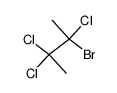 2,3,3-trichloro-2-bromobutane Structure