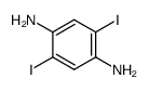 2,5-diiodo-1,4-phenylenediamine Structure
