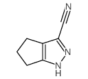 1,4,5,6-TETRAHYDRO-CYCLOPENTAPYRAZOLE-3-CARBONITRILE structure