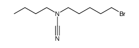 (5-bromo-pentyl)-butyl-carbamonitrile结构式