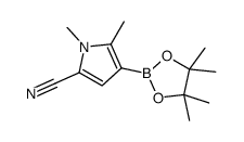 5-氰基1,2-二甲基吡咯-3-硼酸频哪醇酯图片