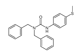 1,1-dibenzyl-3-(4-methylsulfanylphenyl)urea Structure