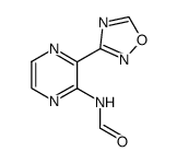 2-formylamino-3-(1',2',4'-oxadiazolyl-3')pyrazine结构式