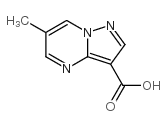 6-methylpyrazolo[1,5-a]pyrimidine-3-carboxylic acid Structure