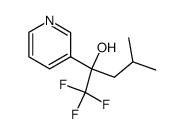 α-(2-Methylpropyl)-α-trifluormethyl-3-pyridinmethanol结构式