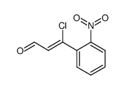 (Z)-3-chloro-3-(2-nitrophenyl)acrylaldehyde Structure