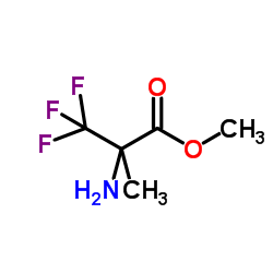 2-氨基-2-三氟甲基丙酸甲酯结构式