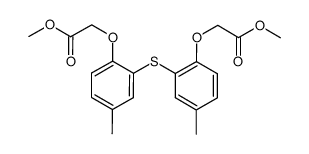 2,2'-sulfinyl bis[methy(4-methylphenoxyacetate)]结构式