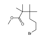 methyl 6-bromo-2,2,3,3-tetramethylhexanoate Structure
