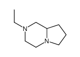 Pyrrolo[1,2-a]pyrazine, 2-ethyloctahydro- (9CI) Structure