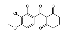 2-(2,3-dichloro-4-methoxybenzoyl)cyclohexane-1,3-dione结构式