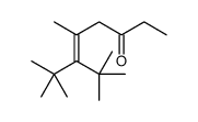 6-tert-butyl-5,7,7-trimethyloct-5-en-3-one结构式