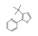 (Trimethylsilyl-3 furyl-2)-2 pyridine Structure