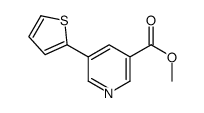 Methyl 5-(thiophen-2-yl)nicotinate Structure