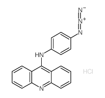 [4-(acridin-9-ylamino)phenyl]imino-imino-azanium结构式