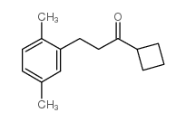 CYCLOBUTYL 2-(2,5-DIMETHYLPHENYL)ETHYL KETONE结构式