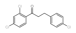 3-(4-CHLOROPHENYL)-2',4'-DICHLOROPROPIOPHENONE结构式