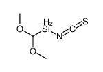 dimethoxymethyl(isothiocyanato)silane Structure