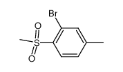 2-Bromo-1-Methanesulfonyl-4-Methylbenzene structure